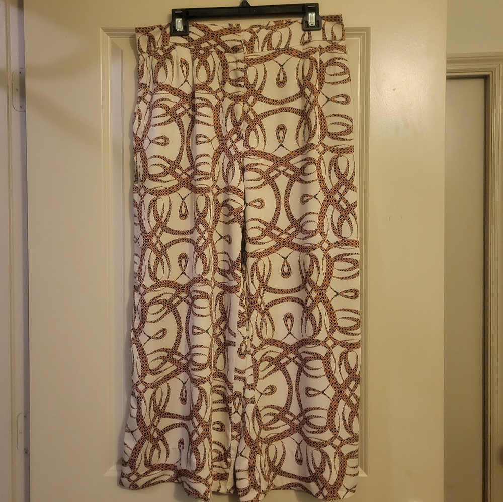 Richard Allen for H&M Tribal Printed Wide Palazzo Designer Pants Size 12